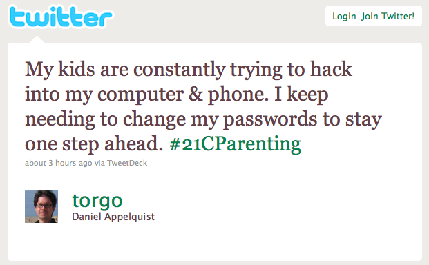 21st Century parenting